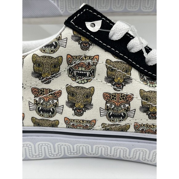 Vans Old Skool Jaguar Shoes Men's Size 4 Women's Size 5.5 Black White - Picture 3 of 7